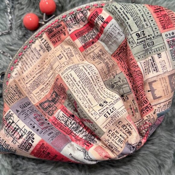 Whimsical Bubble Purse – Bronze Clasp & Silver Chain – Statement Bag - Picture 9 of 13